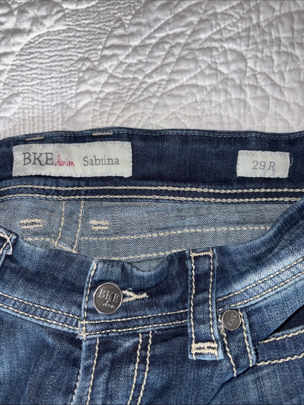 Women's BKE Denim Sabrina 29R jeans - Picture 3 of 11